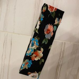 Floral pattern fabric headband